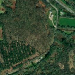 Vue satellite de Camping de La Feuillée à Huelgoat
