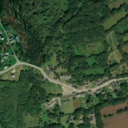 Vue satellite de Chalets au camping de Botmeur à Botmeur
