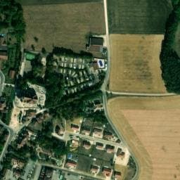 Vue satellite de La Croix Badeau à Soulaines-Dhuys