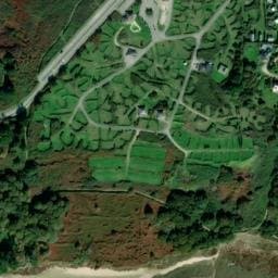 Vue satellite de Camping les Blancs Sablons à Le Conquet