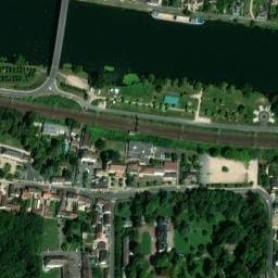 Vue satellite de Aire de camping-car Cannes-Écluse à Cannes-Écluse