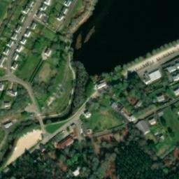 Vue satellite de Parking Camping Cars Huelgoat à Huelgoat
