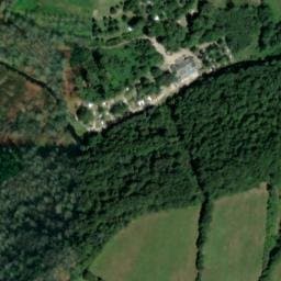 Vue satellite de La Rivière d'Argent à Huelgoat