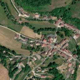 Vue satellite de Aire de services et de stationnement Rollainville à Neufchâteau