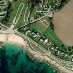 Vue satellite de Aire de Camping Car de Portez à Plouzané