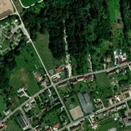 Vue satellite de Aire de camping-car à Bourdenay à Bourdenay