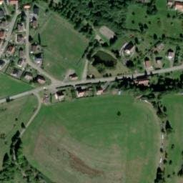 Vue satellite de Aire Camping-Car Park de Saâles à Saales
