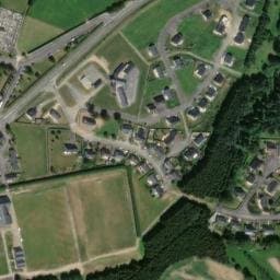 Vue satellite de Aire de camping-car à Romagné à Romagné