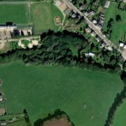 Vue satellite de Aire de camping-car à Plouyé à Plouyé