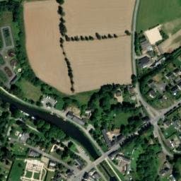 Vue satellite de Camping municipal de Tinténiac à Tinténiac