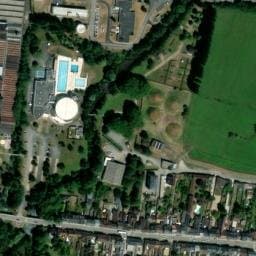 Vue satellite de Aire de camping-cars des Viennes à Nogent-le-Rotrou