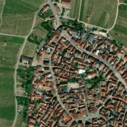 Vue satellite de Dépose bus route de Blienschwiller à Dambach-la-Ville