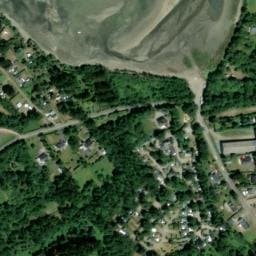 Vue satellite de Camping du Roz à Logonna-Daoulas