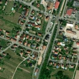Vue satellite de Parking bus Gare à Dambach-la-Ville