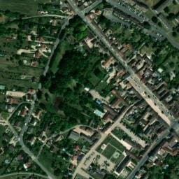 Vue satellite de Fontaineblhostel Camping à La Chapelle-la-Reine