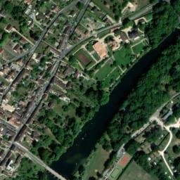 Vue satellite de Aire de camping-car à Grez-sur-Loing à Grez-sur-Loing