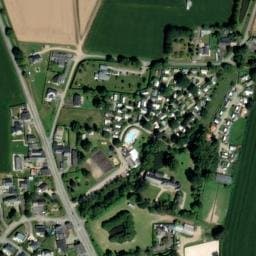 Vue satellite de Camping Domaine les Peupliers à Tinténiac