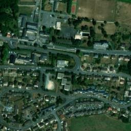 Vue satellite de Aire de camping-car de Thiron-Gardais à Thiron-Gardais