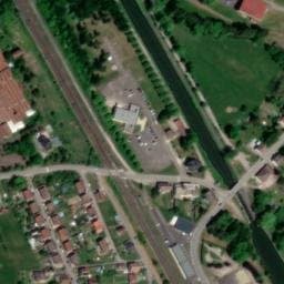 Vue satellite de Aire de camping-car à Igney à Igney
