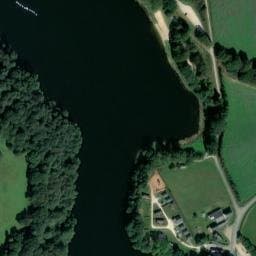 Vue satellite de Aire de camping-car à Le Bodéo à Le Bodéo