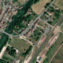 Vue satellite de Aire de stationnement de Bazoilles Sur Meuse à Bazoilles-sur-Meuse