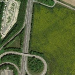 Vue satellite de Aire de grand passage de Thennelières à Thennelières
