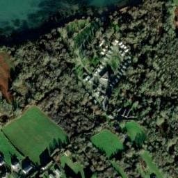 Vue satellite de Les pieds dans l'eau à Roscanvel