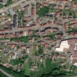 Vue satellite de Parking Place de l'ancienne Gare à Lièpvre