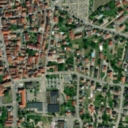Vue satellite de Parking bus Châtenois à Châtenois