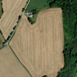 Vue satellite de Gîte d'étape de la Montagne Vihan à Landeleau