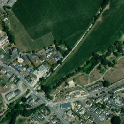 Vue satellite de Les cabanes de la Belle-Aude à Parcé