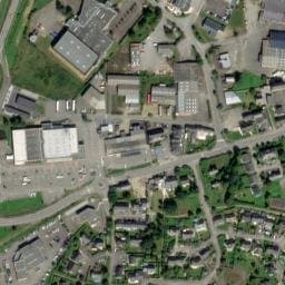 Vue satellite de Aire de camping-car à Le Tiercent à Le Tiercent