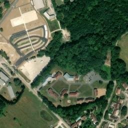 Vue satellite de Aire de camping-car à Montiéramey à Montiéramey