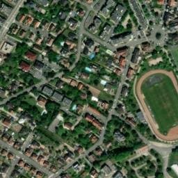 Vue satellite de Aire de Services Selestat (Camping Les Cigognes) à Kintzheim