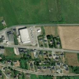Vue satellite de Aire Camping-car Leclerc Tal ar Groas à Argol