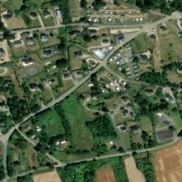 Vue satellite de Camping de l'Aber à Argol
