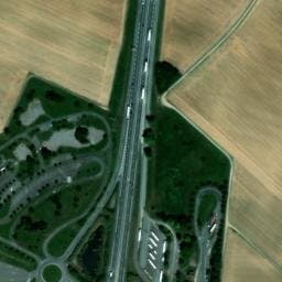 Vue satellite de Aire de camping-car à Kintzheim à Kintzheim
