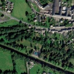 Vue satellite de Air de Stationnement Plélauff à Gouarec