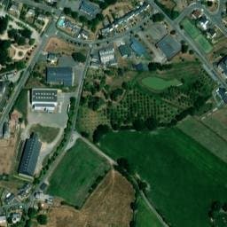 Vue satellite de JUVIGNÉ PLAN D'EAU SAINT MARTIN à Juvigné