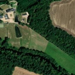 Vue satellite de Camping du Moulin Vert à Landeleau