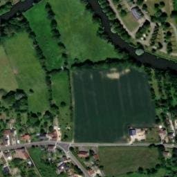 Vue satellite de Camping du Val de Sarthe à Maresché