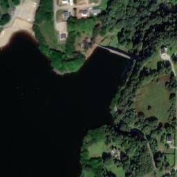 Vue satellite de Camping le Korong à Glomel
