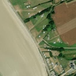 Vue satellite de Camping de Pen Bellec à Argol