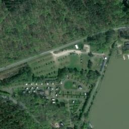 Vue satellite de Camping Seasonova de la Forêt à Le Grez