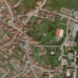 Vue satellite de Aire de camping-car à Auzainvilliers à Auzainvilliers