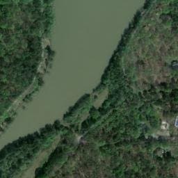 Vue satellite de Emplacements pour camping-cars - Camping Huttopia Lac de Sillé à Sillé-le-Guillaume