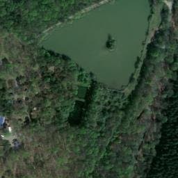 Vue satellite de Camping Huttopia Lac de Sillé à Le Grez