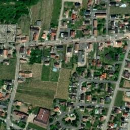 Vue satellite de Aire d'Accueil Artisanale Bergheim à Guémar