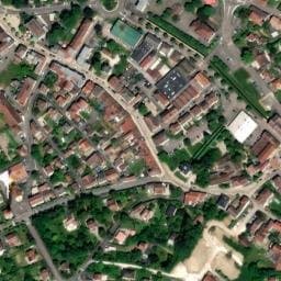Vue satellite de Aire de stationnement de camping-car à Vittel