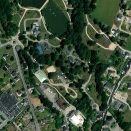 Vue satellite de Camping Val de Landrouët à Merdrignac